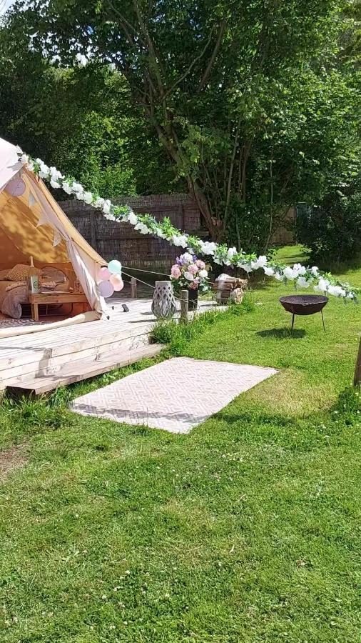 Hopgarden Glamping - Luxury 6M Bell Tent Wadhurst Kültér fotó