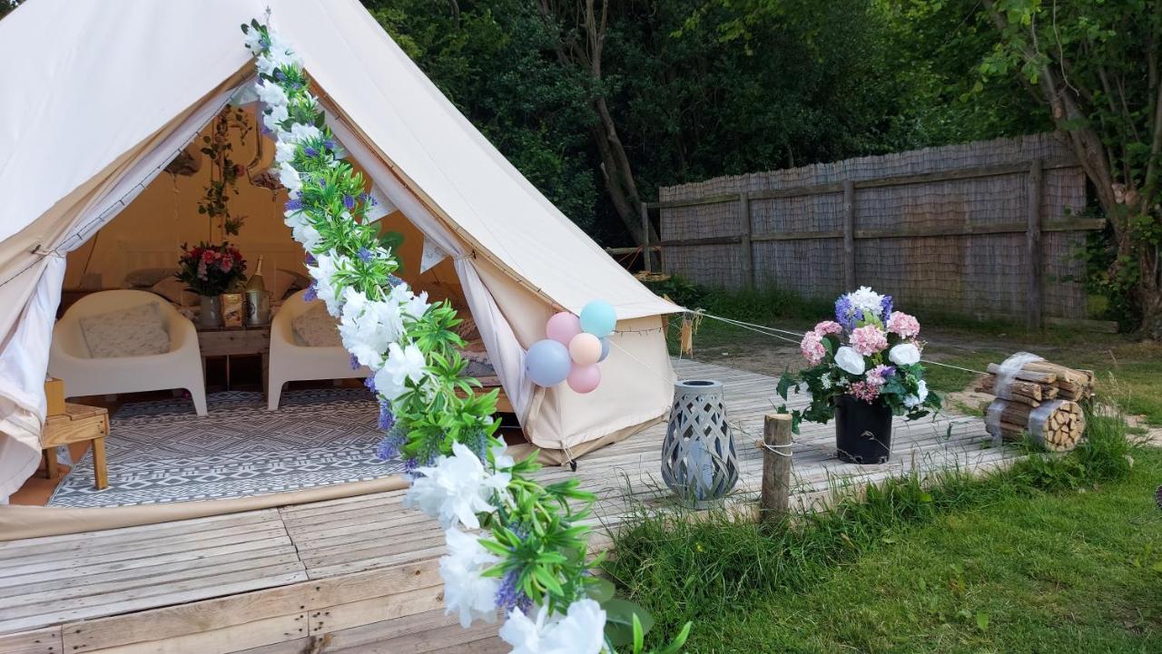 Hopgarden Glamping - Luxury 6M Bell Tent Wadhurst Kültér fotó
