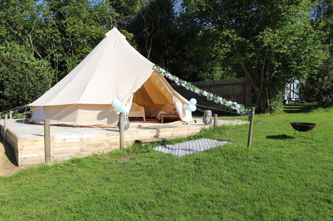 Hopgarden Glamping - Luxury 6M Bell Tent Wadhurst Kültér fotó
