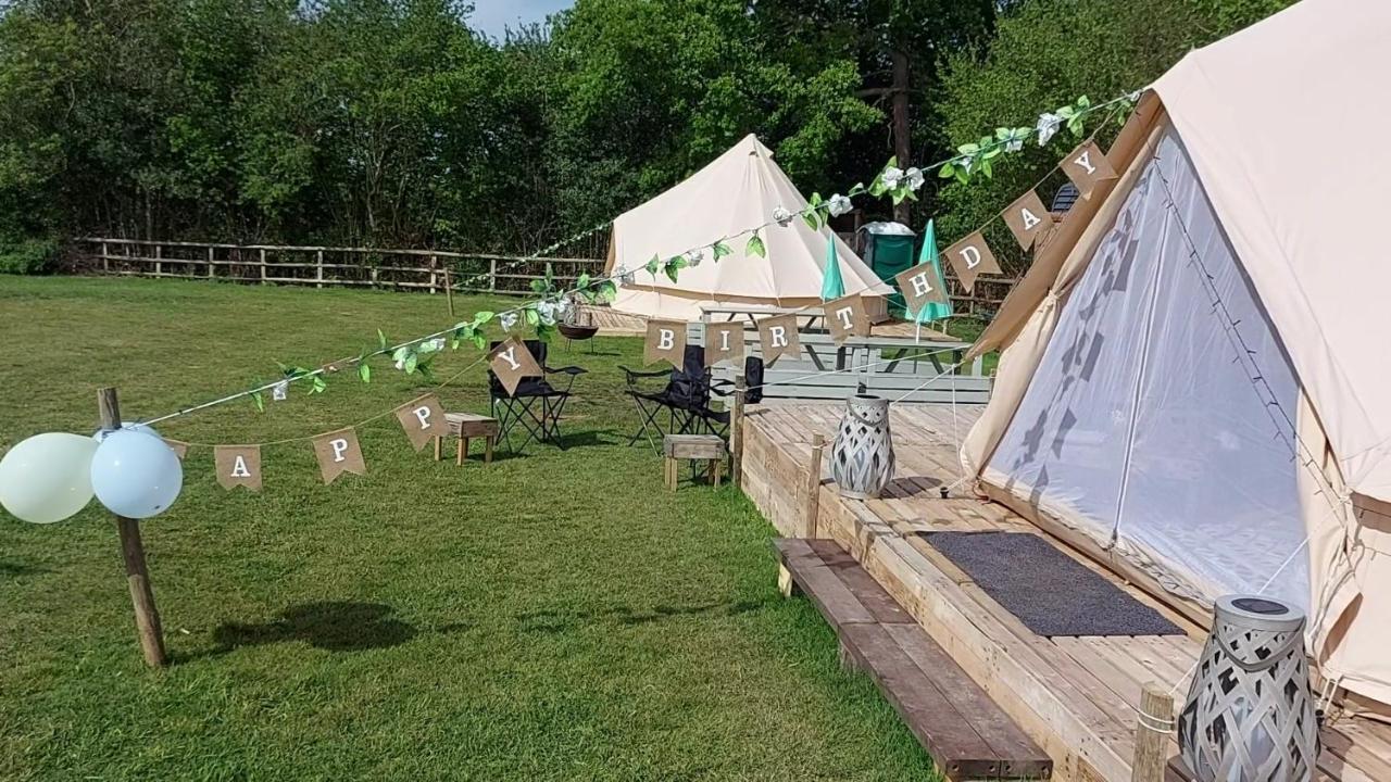 Hopgarden Glamping - Luxury 6M Bell Tent Wadhurst Kültér fotó