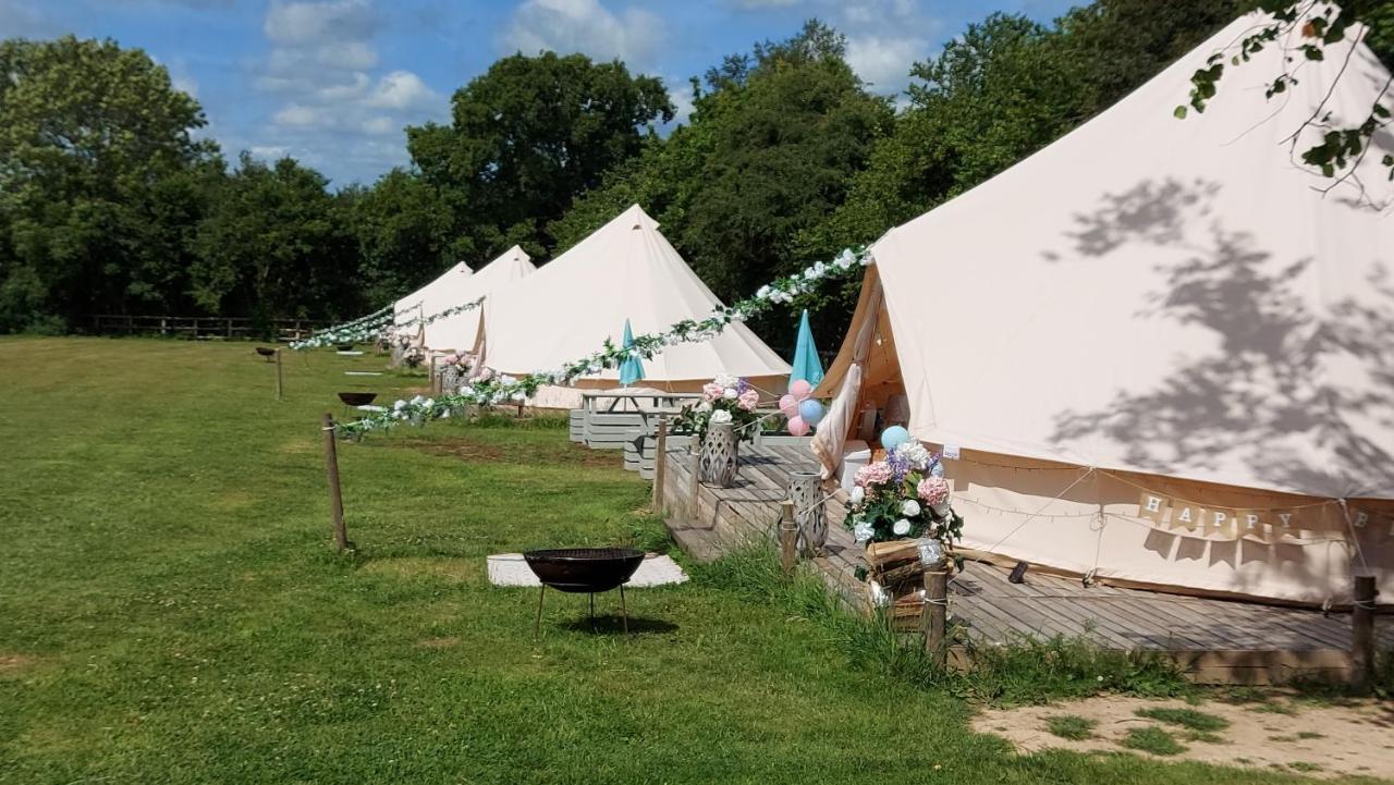 Hopgarden Glamping - Luxury 6M Bell Tent Wadhurst Kültér fotó