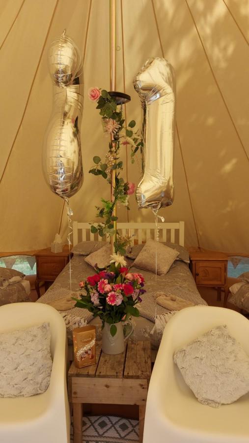 Hopgarden Glamping - Luxury 6M Bell Tent Wadhurst Kültér fotó