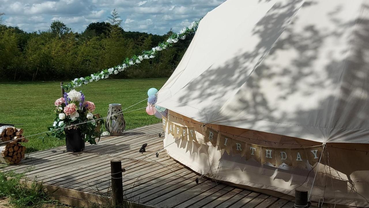 Hopgarden Glamping - Luxury 6M Bell Tent Wadhurst Kültér fotó