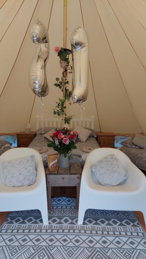 Hopgarden Glamping - Luxury 6M Bell Tent Wadhurst Kültér fotó