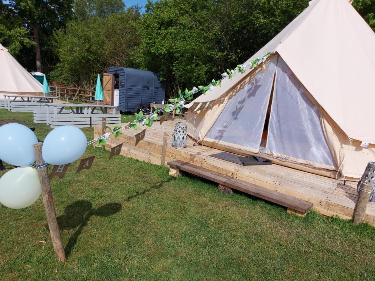 Hopgarden Glamping - Luxury 6M Bell Tent Wadhurst Kültér fotó
