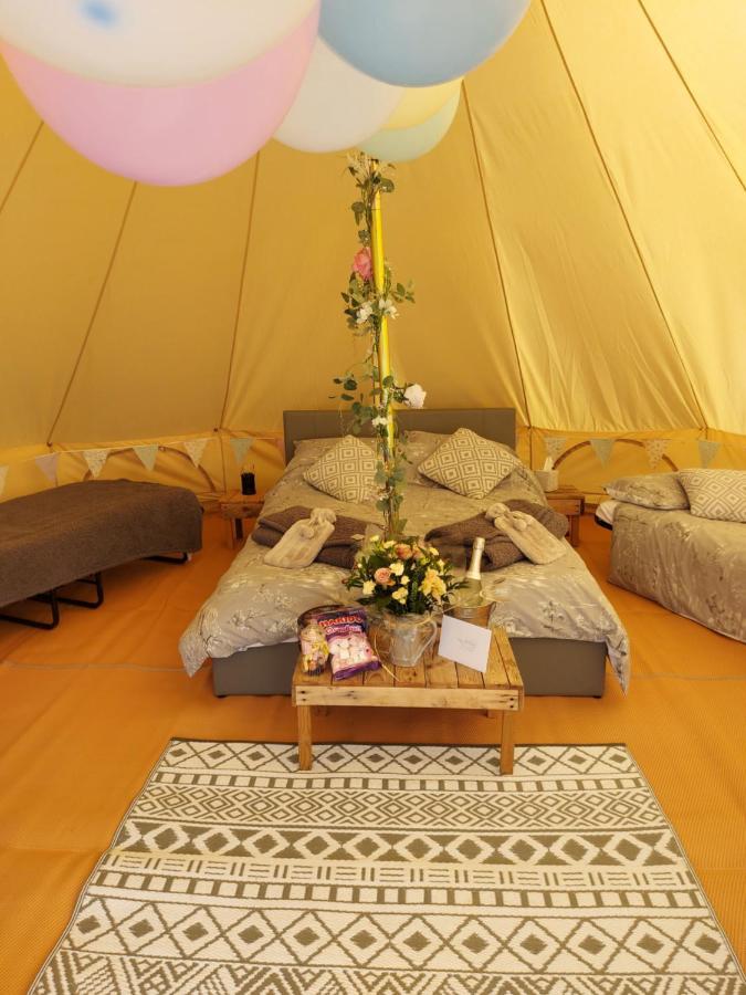 Hopgarden Glamping - Luxury 6M Bell Tent Wadhurst Kültér fotó
