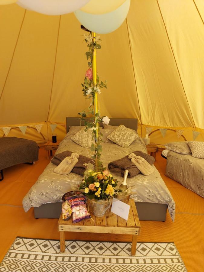 Hopgarden Glamping - Luxury 6M Bell Tent Wadhurst Kültér fotó