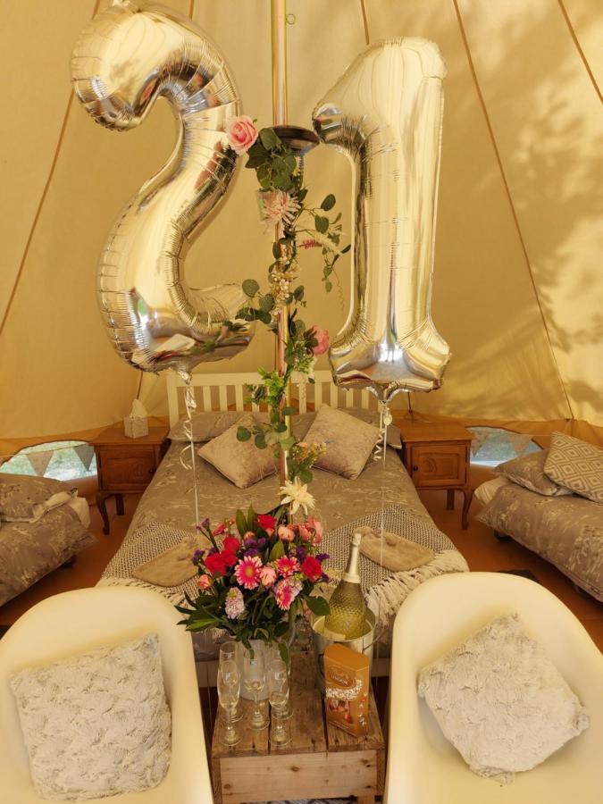 Hopgarden Glamping - Luxury 6M Bell Tent Wadhurst Kültér fotó